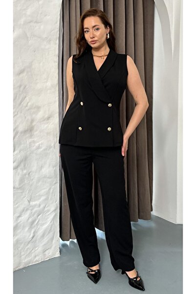 Butik Nilyam Bluză elastică pentru femei, mărime mare, cu guler dublu, mâneci...