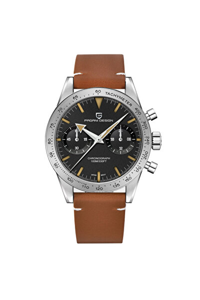 Choice8 ساعة باجاني ديزاين 2026 رجالية سوداء اللون، تعمل بحركة كوارتز القمر، ...