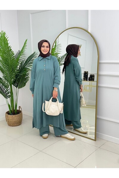Summer Store Belinay Tunic and Pants Double Hijab Set