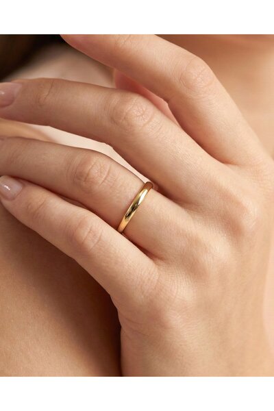 İNDİGO TAKI Sade 2 mm 14 Ayar Altın Alyans