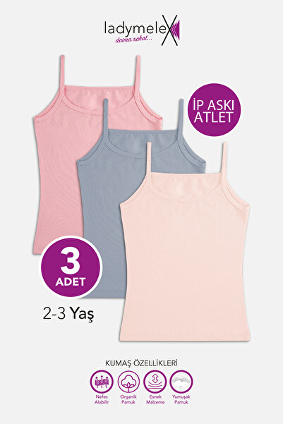 LadyMelex Girl's Tank Top, String Straps, Soft Cotton Fabric