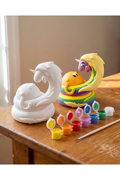 IvırZıvırLab Adventure Time Boyama Seti – Fırça ve Boyalar Dahil, Hobi Seti