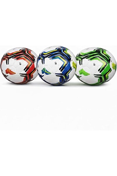 AL SAHIR GARMENT INDUSTRY L.L.C PU Leather Football Pack of 3 – Size 5 Stitch...