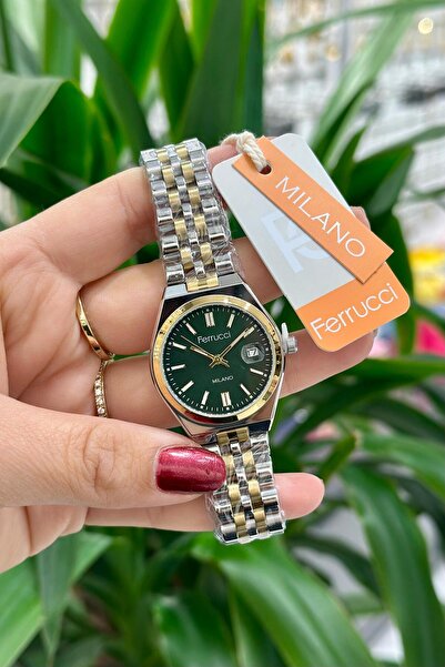 Ferrucci Orijinal Çelik Kordon Su Geçirmez 2 Yıl Garantili Kadın Kol Saati