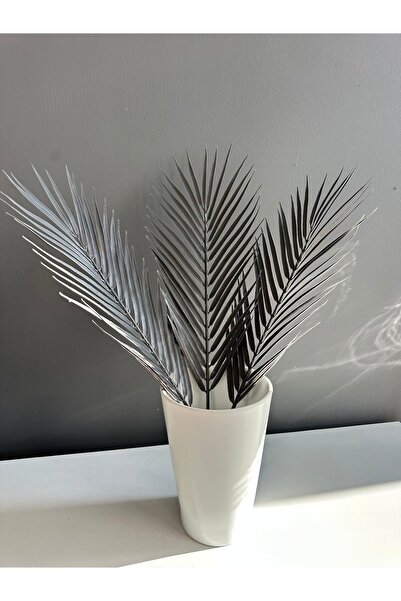 Luvienn Yapay 3'lü Palmiye Yaprakları-3 Adet -vazo Çiçeği-vazo Aranjmanı
