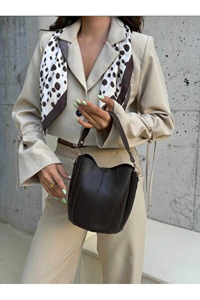 ÖZÜM TAKI Women's Shoulder Bag Brown