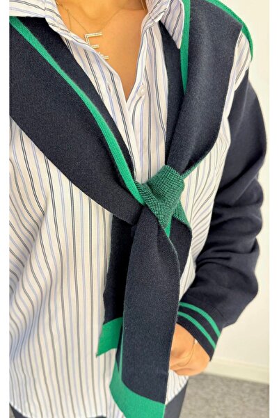 NOXS Tiko Detaylı Bağlamalı Gömlek