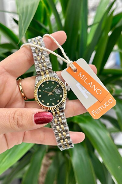 Ferrucci Orijinal Çelik Kordon Su Geçirmez 2 Yıl Garantili Kadın Kol Saati