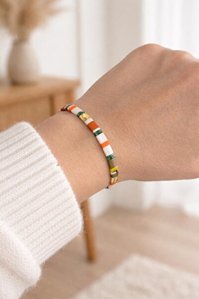 EL YAPIMI Miyuki Tila Beaded Adjustable Bracelet