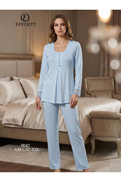 EM&FA TEKSTİL Pregnant Maternity Pajama Set