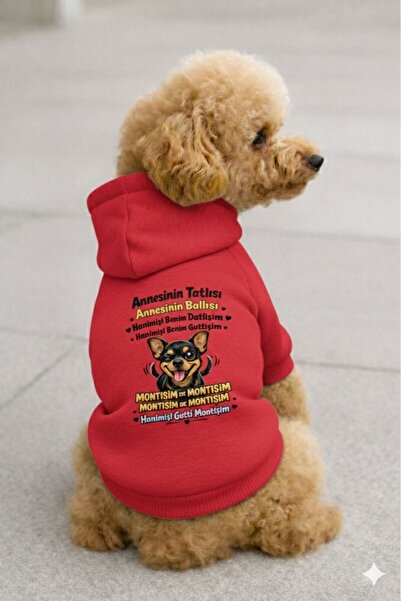 PetiliDünya هودي رياضي بتصميم شخصية الأم الحلوة، زي الكلب، زي القط