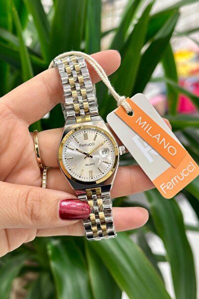 Ferrucci Orijinal Çelik Kordon Su Geçirmez 2 Yıl Garantili Kadın Kol Saati
