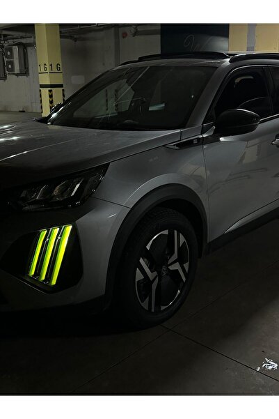 Peugeot 2008 Far Sticker Set 2024 Sonrası Sarı