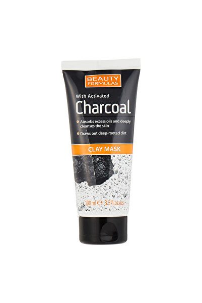 BEAUTY FORMULAS Charcoal Clay Mask For Deep Cleansing 100, ml