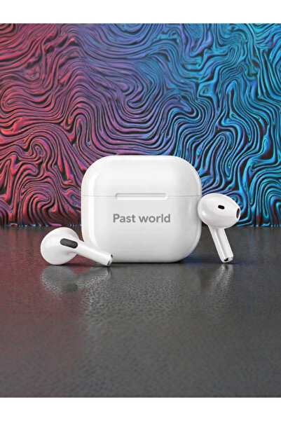 PAST WORLD PW-02S Wireless Earbuds in White, with Dual Microphones and Fast C...