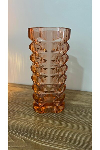 DoraHomeDekor مزهرية فرنسية عتيقة من LUMINARC بتصميم رجعي