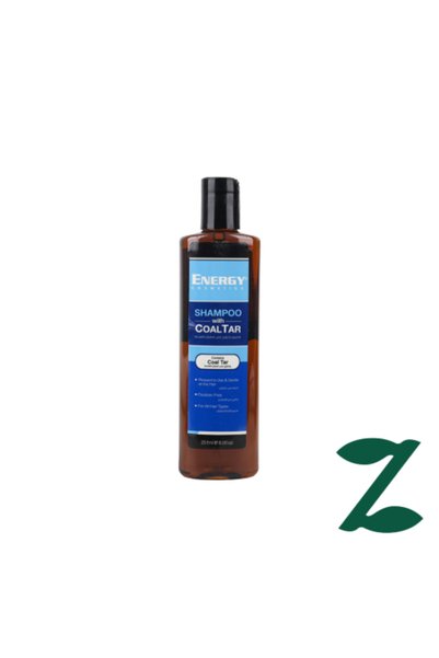 Energy Cosmetics Shampoo with Coal Tar for All Hair Types, 251ml