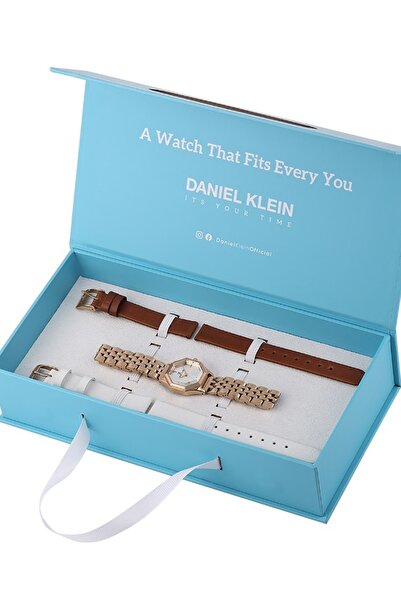 Daniel Klein 3-Piece Combination Women's Wristwatch Gift Set in Special Box -...