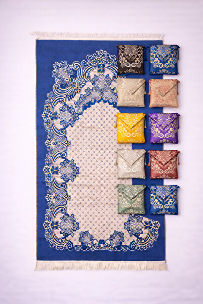 Deniz Elmasları Portable Prayer Mat with Pouch – Mixed Color, Lightweight Pra...