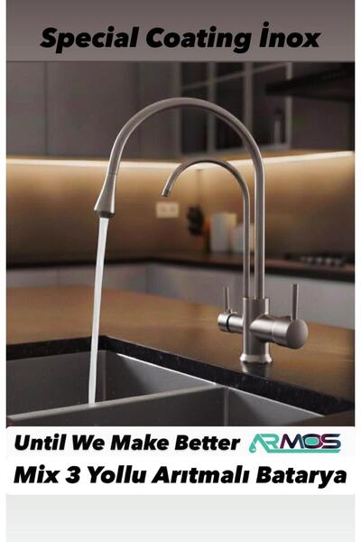 İyem Purified Kitchen Faucet with 10-Year Warranty 3-Way Purified Kitchen Sin...