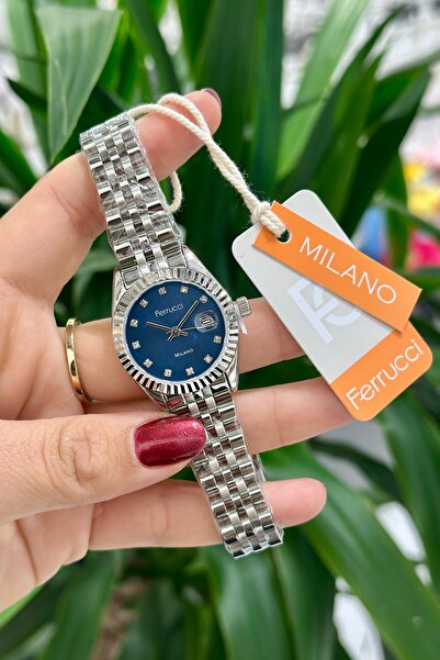 Ferrucci Orijinal Çelik Kordon Su Geçirmez 2 Yıl Garantili Kadın Kol Saati