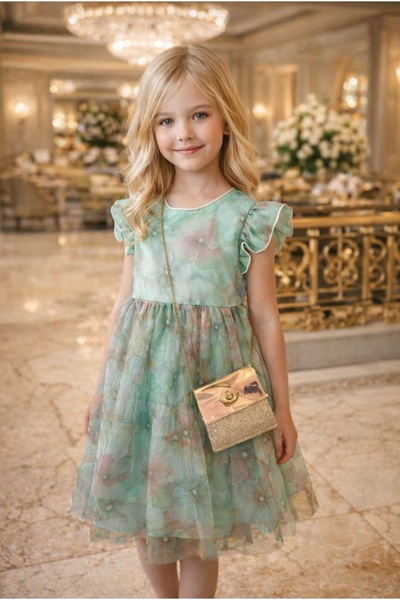 BEGONYA BEBECE KIDS Cantali Girls' Dress for Holidays and Special Occasions
