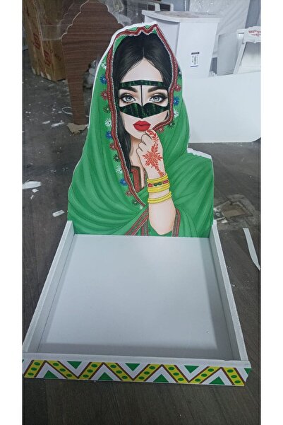 Generica The hospitality stand measures 20*20*30 cm and is easy to assemble.