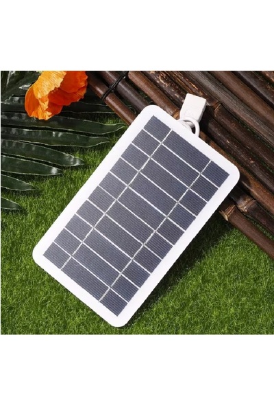 NewOrg Güneş Paneli 5V 1400 mAh USB Çıkışlı Kamp Hücreleri Solar Şarj Cihazı ...