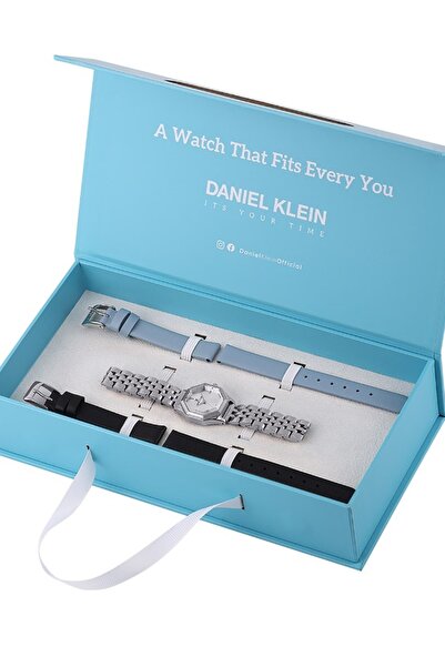 Daniel Klein 3-Piece Combination Women's Wristwatch Gift Set in Special Box -...