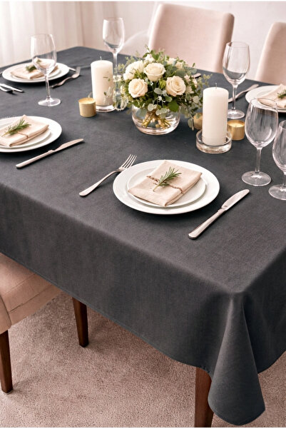 shopshop Large Size Dining Tablecloth with Red Water Repellent Feature