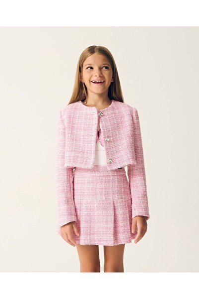 babymoon kids Fusta pentru fete Jachetă Tricou Set 3 piese Model fluture Sărb...