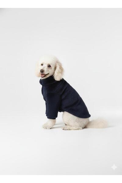 Buddy Store Furry Warmth Collection - Navy Blue Fleece Jacket / Fur