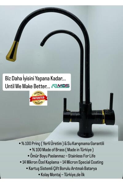 İyem Purified Kitchen Faucet with 10-Year Warranty 3-Way Purified Kitchen Sin...