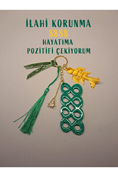 Vegart سلسلة مفاتيح تشارم مع رقم 8888