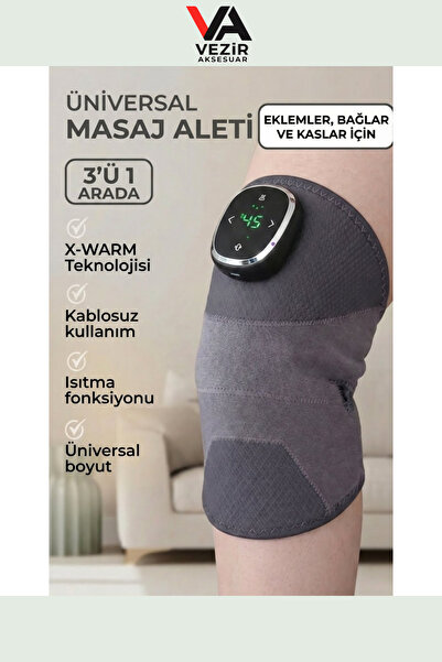 GLR Isı Ayarlı Titreşimli Diz Masaj Aleti | Dijital Ekran • Kablosuz • Eklem ...