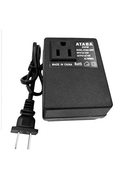 Choice1 محول جهد كهربائي بقدرة 200 واط، قابس أمريكي، من 220 فولت إلى 110 فولت...