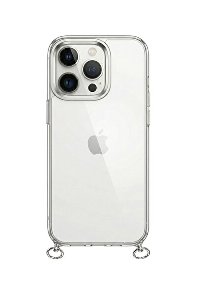 Hippi iPhone 16 Pro Compatible Transparent Strap Phone Case