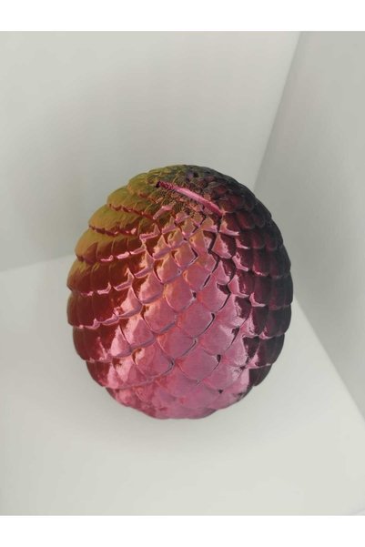 3D Layshop 3D Printing Decorative Large Dragon Egg Piggy Bank - Color Changing Fantastic Gift Item