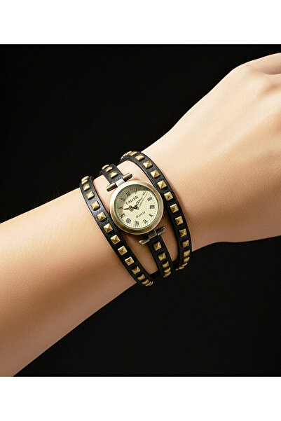 CARDEN vintage dolamalı kordon kadın kol saati