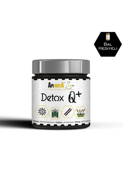 Apimaya Detox Q+ (Bal, Çörekotu, Arpa Çimi, Karnıyarık Otu, Meyan Kökü)