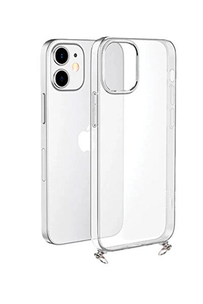 Hippi iPhone 14 Compatible Transparent Strap Phone Case
