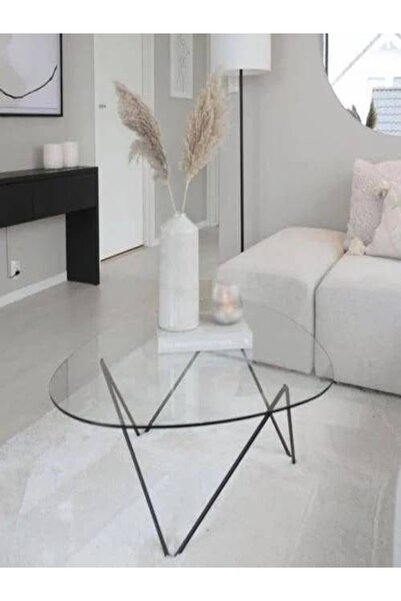 CN Neoclassical black iron geometric metal summer table – elegant modern design