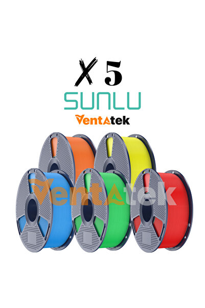 Sunlu Pla Filament 1.75MM 5 KG Avantajlı Paket