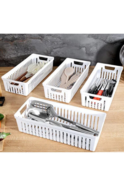 Webmall 4-Piece Modular Cutlery Set - Kitchen Organizer Drawer Organizer Knif...