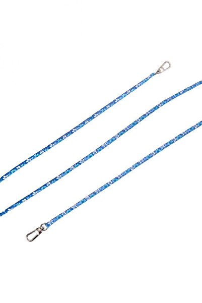 Hippi Snow Flower Colorful Drawstring Neck Strap Fabric Phone Strap - 110 cm