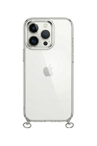 Hippi iPhone 16 Pro Max Compatible Transparent Strap Phone Case