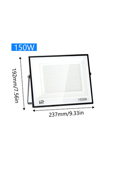 Choice كشاف إضاءة LED أبيض دافئ بقدرة 150 واط، يعمل بجهد 220 فولت تيار متردد ...
