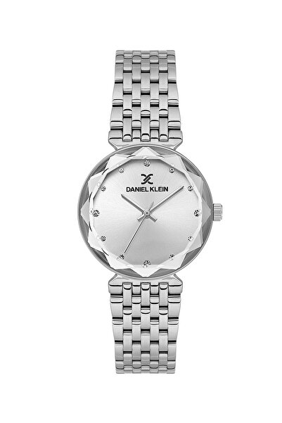 Daniel Klein Silver Color 30 mm Women's Wristwatch and Bracelet with Gift Pac...