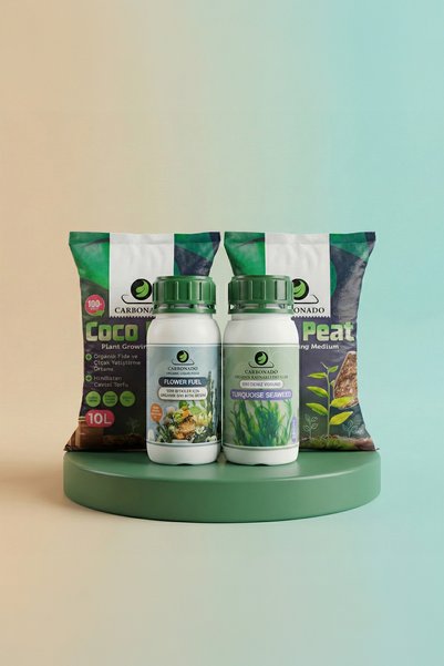 Carbonado 2 Adet Coco Peat 10 L + Sıvı Bitki Besini 500 ml + Sıvı Deniz Yosun...