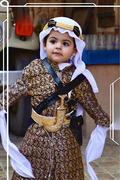 Abaya-AB Boys' Founding Day Outfit: Daghla - Thobe - Agal - Majand - Taqiyah ...